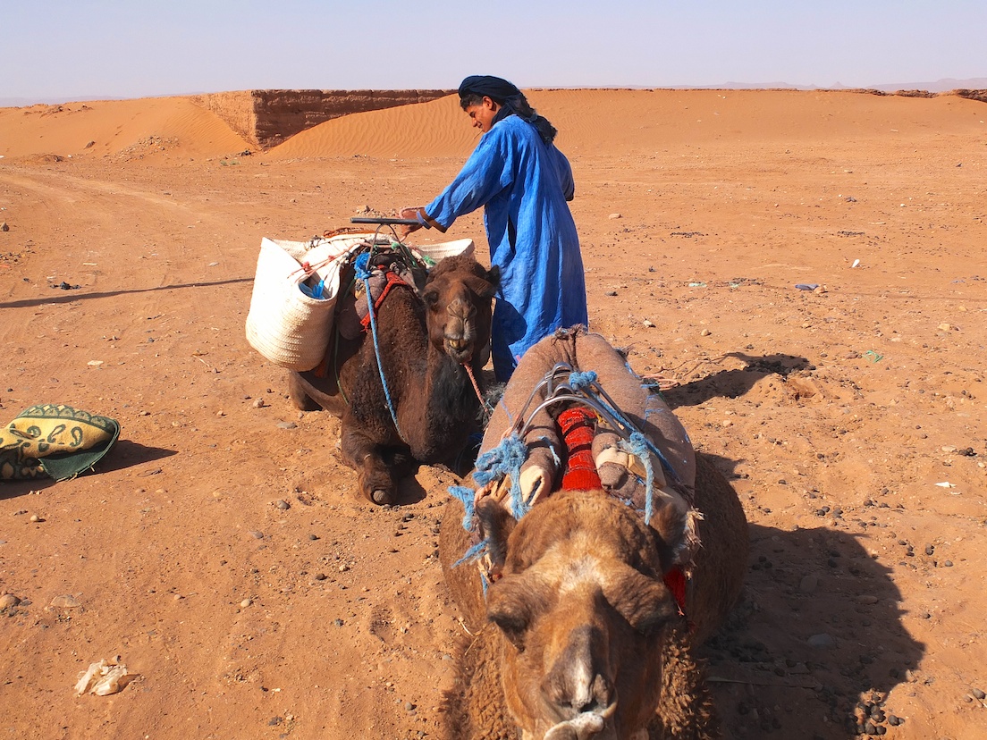Mhamid, Vorbereitung für den Saharaausflug